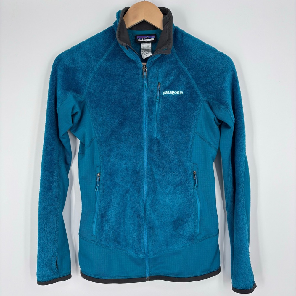 Patagonia R2 Regulator Polartec Thermal Pro Fleece Jacket Womens XS Blue 25147